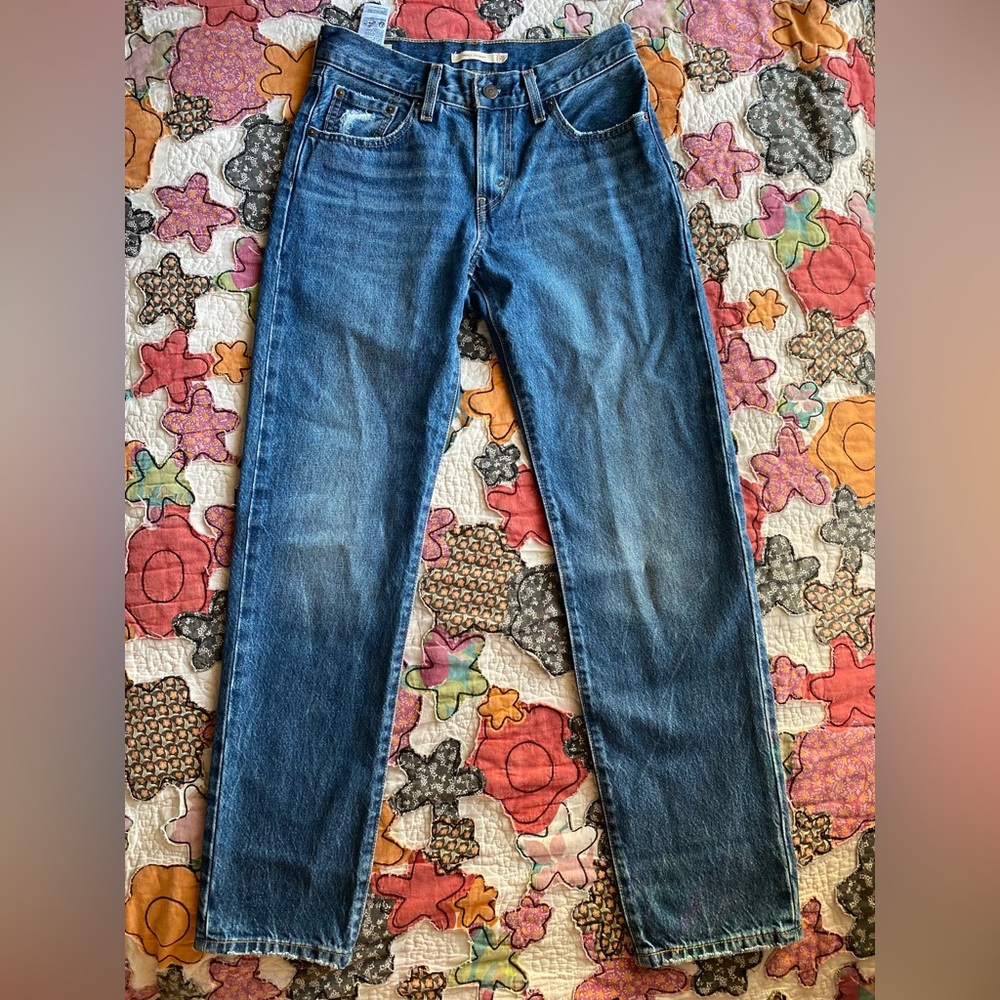 Levi's Jeans, Middy straight leg. 25W x 31L